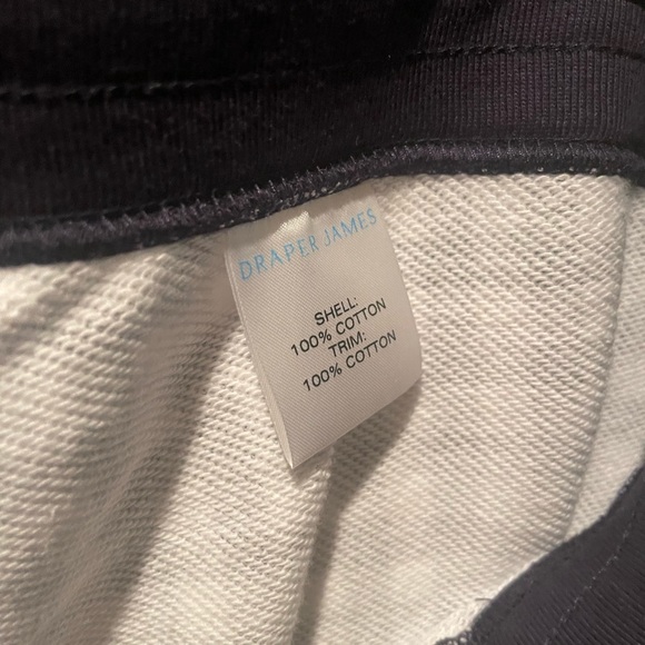 Draper James Navy Gingham Sweatpants - Picture 6 of 7